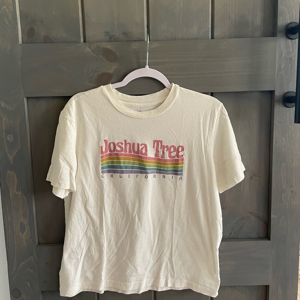 Joshua Tree Graphic Kids T-Shirt - Cream